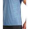 imageG Gradual Mens Workout Shirts Quick Dry Athletic Running TShirts Lightweight Moisture Wicking Short Sleeve Sports Gym TopsDusty Blue