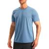 imageG Gradual Mens Workout Shirts Quick Dry Athletic Running TShirts Lightweight Moisture Wicking Short Sleeve Sports Gym TopsDusty Blue