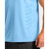 imageG Gradual Mens Workout Shirts Quick Dry Athletic Running TShirts Lightweight Moisture Wicking Short Sleeve Sports Gym TopsHaze Blue