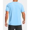 imageG Gradual Mens Workout Shirts Quick Dry Athletic Running TShirts Lightweight Moisture Wicking Short Sleeve Sports Gym TopsHaze Blue