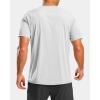 imageG Gradual Mens Workout Shirts Quick Dry Athletic Running TShirts Lightweight Moisture Wicking Short Sleeve Sports Gym TopsLight Grey