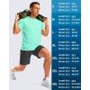 imageG Gradual Mens Workout Shirts Quick Dry Athletic Running TShirts Lightweight Moisture Wicking Short Sleeve Sports Gym TopsMint Green