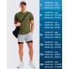imageG Gradual Mens Workout Shirts Quick Dry Athletic Running TShirts Lightweight Moisture Wicking Short Sleeve Sports Gym TopsOlive