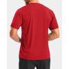imageG Gradual Mens Workout Shirts Quick Dry Athletic Running TShirts Lightweight Moisture Wicking Short Sleeve Sports Gym TopsRed