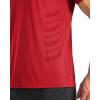 imageG Gradual Mens Workout Shirts Quick Dry Athletic Running TShirts Lightweight Moisture Wicking Short Sleeve Sports Gym TopsRed