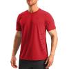 imageG Gradual Mens Workout Shirts Quick Dry Athletic Running TShirts Lightweight Moisture Wicking Short Sleeve Sports Gym TopsRed