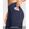 imageG Gradual Womens 14quot Bermuda Long Shorts Knee Length High Waisted Athletic Shorts with Pockets Stretch Casual Summer WalkingB Navy
