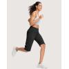 imageG Gradual Womens 14quot Bermuda Long Shorts Knee Length High Waisted Athletic Shorts with Pockets Stretch Casual Summer WalkingBlack