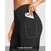 imageG Gradual Womens 14quot Bermuda Long Shorts Knee Length High Waisted Athletic Shorts with Pockets Stretch Casual Summer WalkingBlack