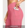 imageG Gradual Womens 14quot Bermuda Long Shorts Knee Length High Waisted Athletic Shorts with Pockets Stretch Casual Summer WalkingBriar Rose