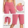 imageG Gradual Womens 14quot Bermuda Long Shorts Knee Length High Waisted Athletic Shorts with Pockets Stretch Casual Summer WalkingBriar Rose