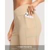 imageG Gradual Womens 14quot Bermuda Long Shorts Knee Length High Waisted Athletic Shorts with Pockets Stretch Casual Summer WalkingKhaki