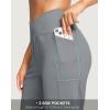 imageG Gradual Womens 14quot Bermuda Long Shorts Knee Length High Waisted Athletic Shorts with Pockets Stretch Casual Summer WalkingLight Grey