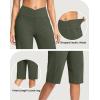 imageG Gradual Womens 14quot Bermuda Long Shorts Knee Length High Waisted Athletic Shorts with Pockets Stretch Casual Summer WalkingSage