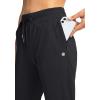 imageG Gradual Womens Joggers Pants with Zipper Pockets High Waisted Athletic Tapered Sweatpants for Women Workout LoungeBlack