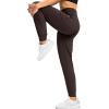 imageG Gradual Womens Joggers Pants with Zipper Pockets High Waisted Athletic Tapered Sweatpants for Women Workout LoungeBrown