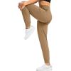 imageG Gradual Womens Joggers Pants with Zipper Pockets High Waisted Athletic Tapered Sweatpants for Women Workout LoungeDark Khaki