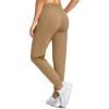 imageG Gradual Womens Joggers Pants with Zipper Pockets High Waisted Athletic Tapered Sweatpants for Women Workout LoungeDark Khaki