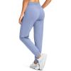 imageG Gradual Womens Joggers Pants with Zipper Pockets High Waisted Athletic Tapered Sweatpants for Women Workout LoungeLight Blue
