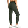 imageG Gradual Womens Joggers Pants with Zipper Pockets High Waisted Athletic Tapered Sweatpants for Women Workout LoungeOlive Green