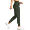 imageG Gradual Womens Joggers Pants with Zipper Pockets High Waisted Athletic Tapered Sweatpants for Women Workout LoungeOlive Green