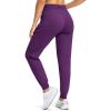 imageG Gradual Womens Joggers Pants with Zipper Pockets High Waisted Athletic Tapered Sweatpants for Women Workout LoungePurple