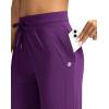 imageG Gradual Womens Joggers Pants with Zipper Pockets High Waisted Athletic Tapered Sweatpants for Women Workout LoungePurple