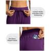 imageG Gradual Womens Joggers Pants with Zipper Pockets High Waisted Athletic Tapered Sweatpants for Women Workout LoungePurple