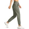 imageG Gradual Womens Joggers Pants with Zipper Pockets High Waisted Athletic Tapered Sweatpants for Women Workout LoungeSage Green