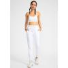 imageG Gradual Womens Joggers Pants with Zipper Pockets High Waisted Athletic Tapered Sweatpants for Women Workout LoungeWhite