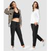 imageG Gradual Womens Pants with Deep Pockets 78 Stretch Ankle Sweatpants for Golf Athletic Lounge Travel WorkBlack