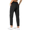 imageG Gradual Womens Pants with Deep Pockets 78 Stretch Ankle Sweatpants for Golf Athletic Lounge Travel WorkBlack