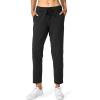 imageG Gradual Womens Pants with Deep Pockets 78 Stretch Ankle Sweatpants for Golf Athletic Lounge Travel WorkBlack
