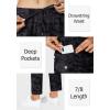 imageG Gradual Womens Pants with Deep Pockets 78 Stretch Ankle Sweatpants for Golf Athletic Lounge Travel WorkBlack Camo