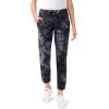 imageG Gradual Womens Pants with Deep Pockets 78 Stretch Ankle Sweatpants for Golf Athletic Lounge Travel WorkBlack Tie Dye