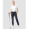imageG Gradual Womens Pants with Deep Pockets 78 Stretch Ankle Sweatpants for Golf Athletic Lounge Travel WorkBlack Tie Dye