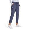 imageG Gradual Womens Pants with Deep Pockets 78 Stretch Ankle Sweatpants for Golf Athletic Lounge Travel WorkDusty Blue