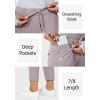 imageG Gradual Womens Pants with Deep Pockets 78 Stretch Ankle Sweatpants for Golf Athletic Lounge Travel WorkDusty Grey