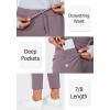 imageG Gradual Womens Pants with Deep Pockets 78 Stretch Ankle Sweatpants for Golf Athletic Lounge Travel WorkDusty Purple