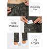 imageG Gradual Womens Pants with Deep Pockets 78 Stretch Ankle Sweatpants for Golf Athletic Lounge Travel WorkGreen Camo