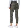 imageG Gradual Womens Pants with Deep Pockets 78 Stretch Ankle Sweatpants for Golf Athletic Lounge Travel WorkGreen Camo