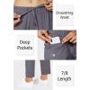 imageG Gradual Womens Pants with Deep Pockets 78 Stretch Ankle Sweatpants for Golf Athletic Lounge Travel WorkGrey
