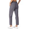 imageG Gradual Womens Pants with Deep Pockets 78 Stretch Ankle Sweatpants for Golf Athletic Lounge Travel WorkGrey