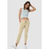 imageG Gradual Womens Pants with Deep Pockets 78 Stretch Ankle Sweatpants for Golf Athletic Lounge Travel WorkKhaki
