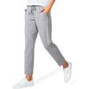 imageG Gradual Womens Pants with Deep Pockets 78 Stretch Ankle Sweatpants for Golf Athletic Lounge Travel WorkLight Grey
