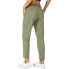 imageG Gradual Womens Pants with Deep Pockets 78 Stretch Ankle Sweatpants for Golf Athletic Lounge Travel WorkMatcha Green