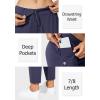 imageG Gradual Womens Pants with Deep Pockets 78 Stretch Ankle Sweatpants for Golf Athletic Lounge Travel WorkNavy