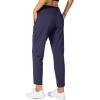 imageG Gradual Womens Pants with Deep Pockets 78 Stretch Ankle Sweatpants for Golf Athletic Lounge Travel WorkNavy