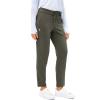 imageG Gradual Womens Pants with Deep Pockets 78 Stretch Ankle Sweatpants for Golf Athletic Lounge Travel WorkOlive Green