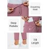 imageG Gradual Womens Pants with Deep Pockets 78 Stretch Ankle Sweatpants for Golf Athletic Lounge Travel WorkPink